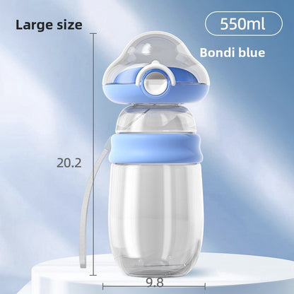 Portable Pet Water Bottle with Food Container