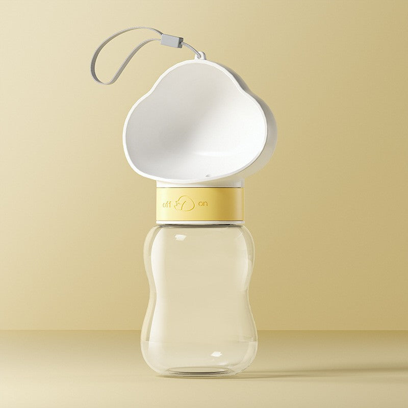 Portable Pet Water Bottle with Food Container