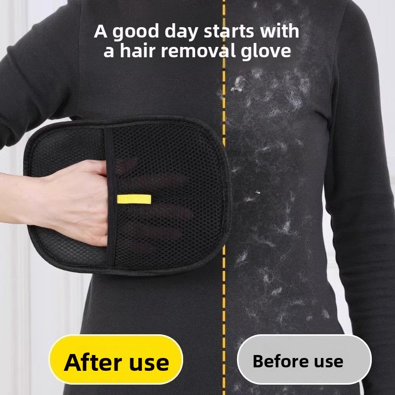 Pet Hair Removal Glove Double Sided Grooming Brush