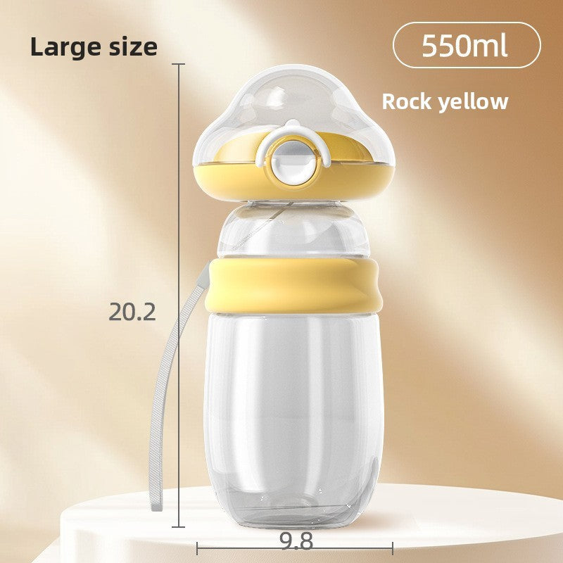 Portable Pet Water Bottle with Food Container