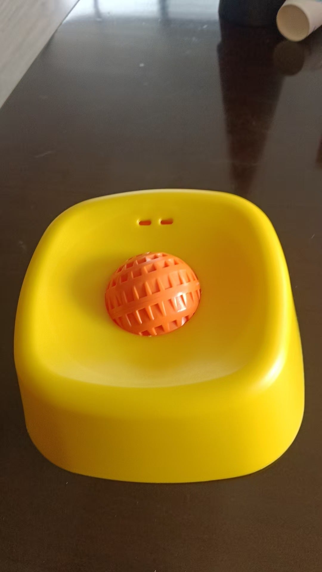 Slow Feeder Dog Bowl with Interactive Ball