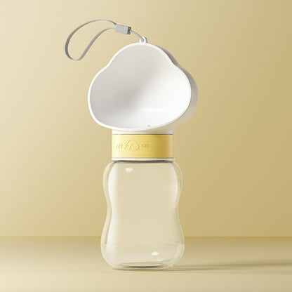Portable Pet Water Bottle with Food Container