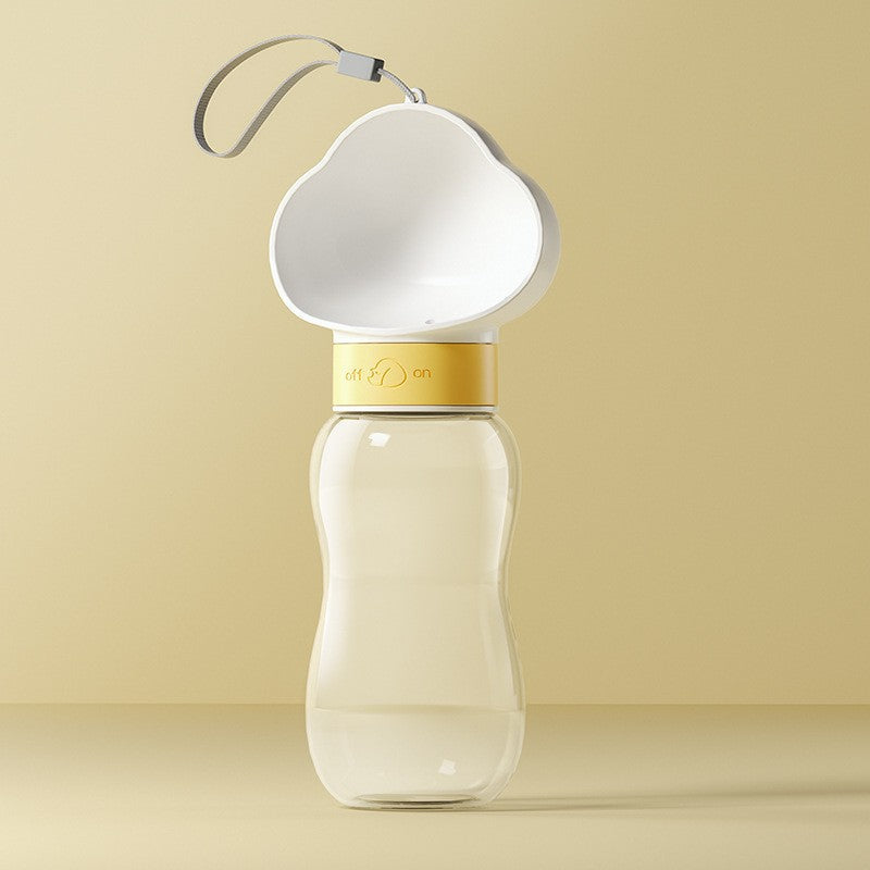 Portable Pet Water Bottle with Food Container
