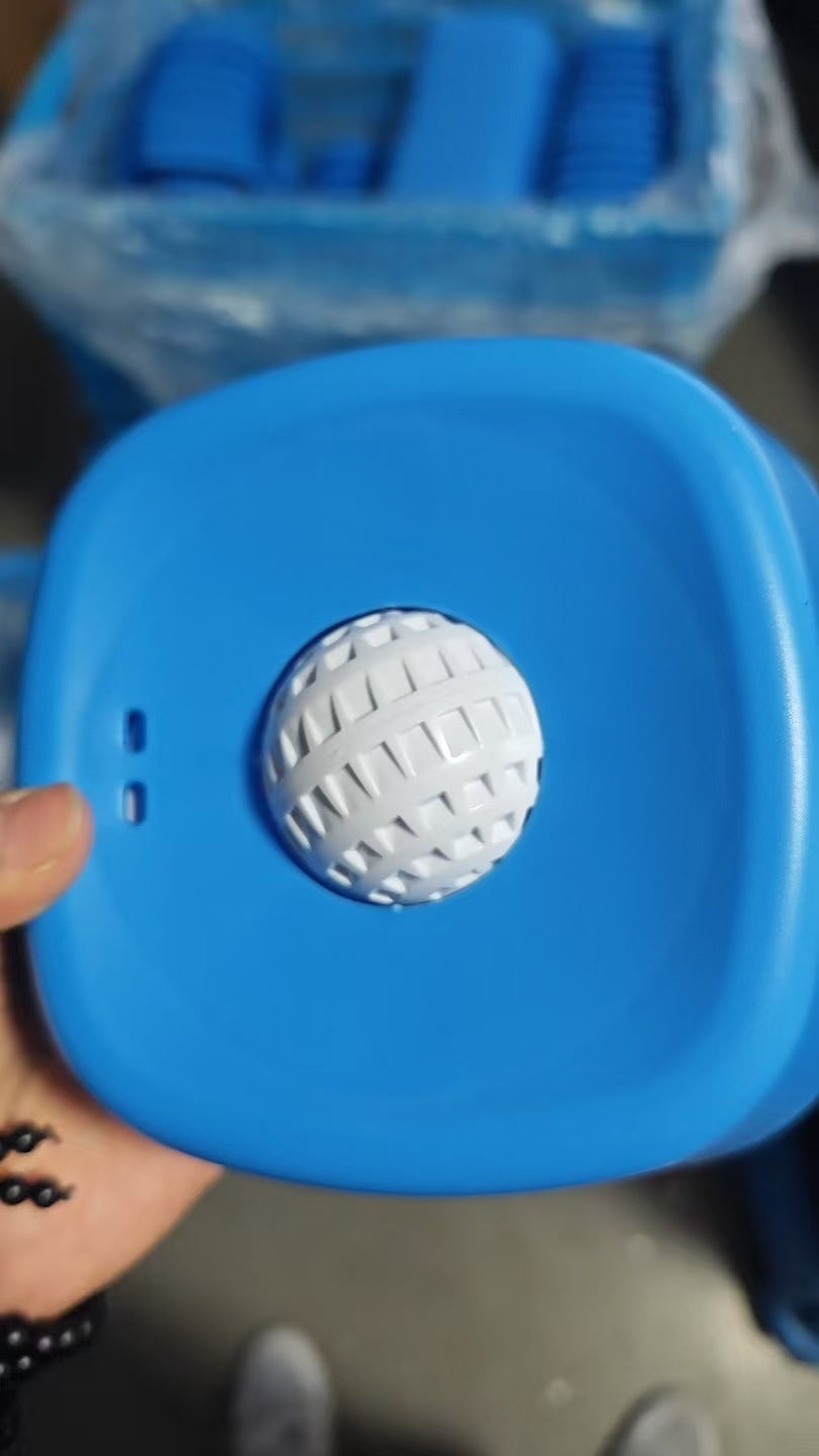Slow Feeder Dog Bowl with Interactive Ball